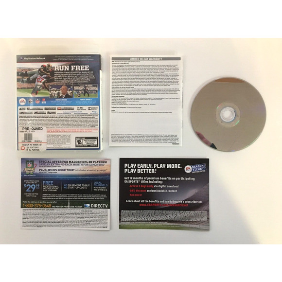 Madden NFL 25 PS3 (Sony PlayStation 3, 2013) Football - CIB Complete - US Seller - Picture 2 of 4